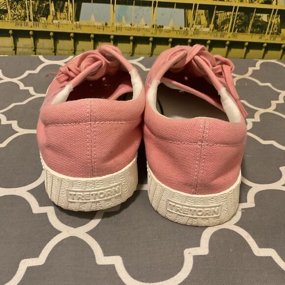 Tretorn rose canvas shoes sneakers sz.8.5/40 - Picture 3 of 4